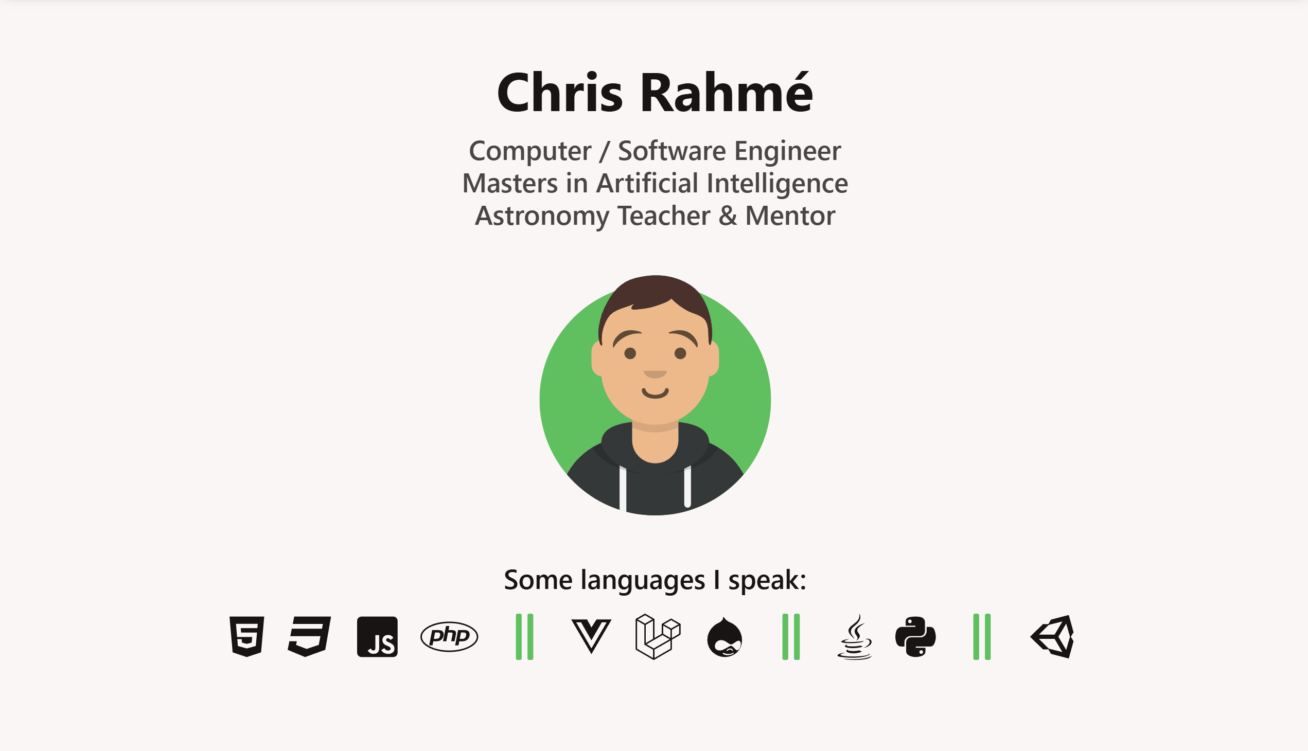 VueJS Personal Website